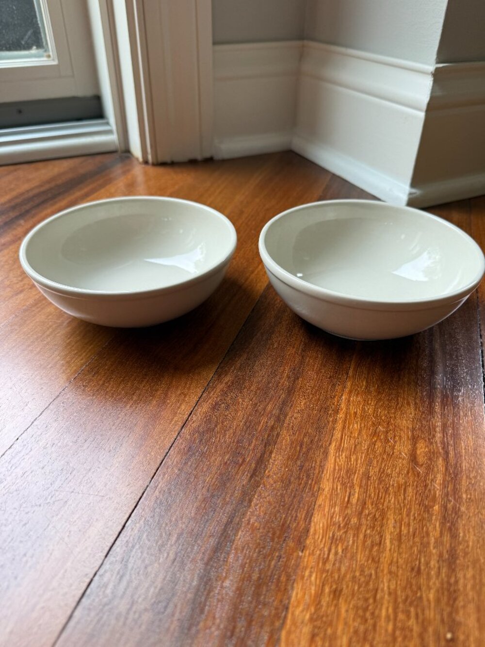 Two (2) IKEA Maria Vinka Beige Bowls - 10866